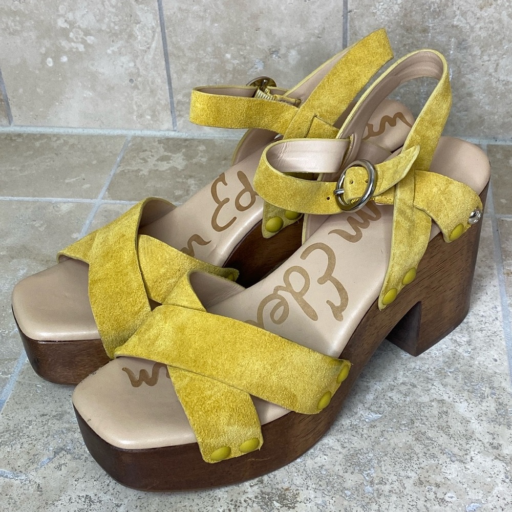 Sam Edelman Chunky Platform Sandals Size 7.5 NWOT